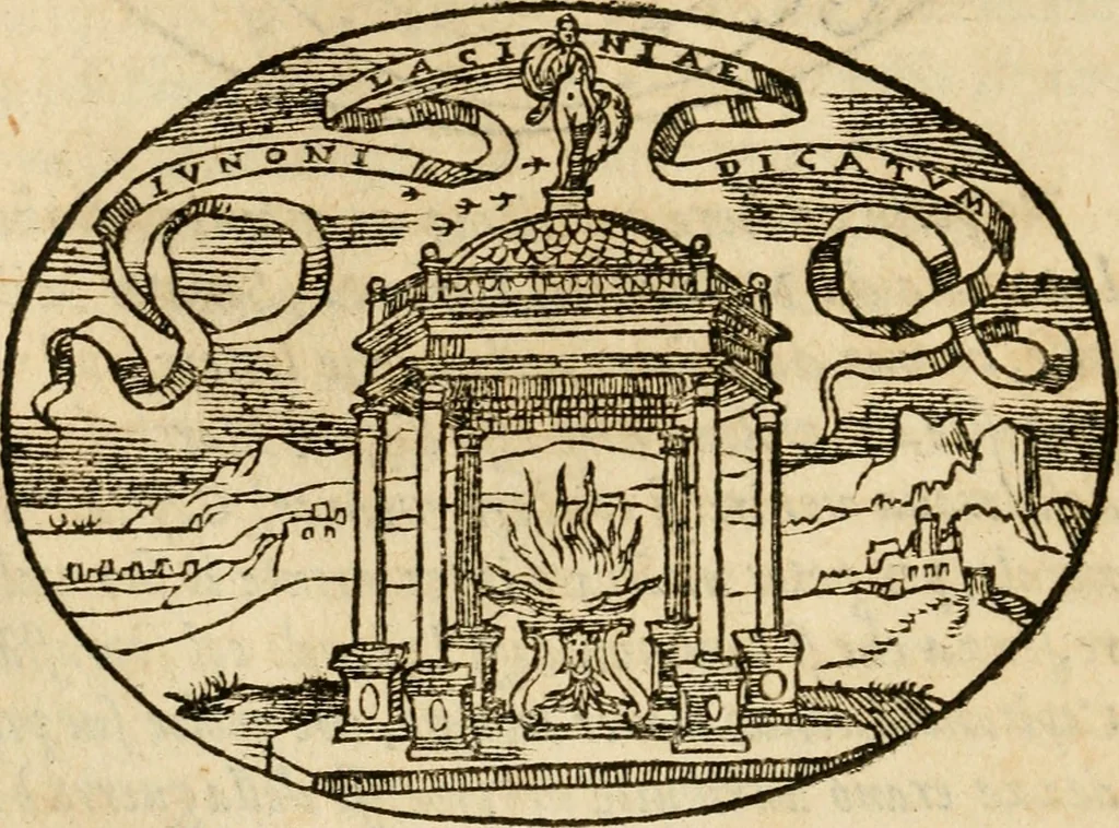 An illustration from Dialogo dell'imprese militari et amorose di Monsignor Giouio, vescouo di Nocera : et del S. Gabriel Symeoni fiorentino : con vn ragionamento di M. Lodouico Domenichi, nel medesimo soggetto : con la tauola, 1574, leaf 125