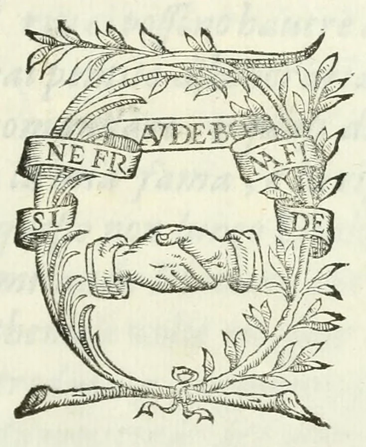 An illustration from Dialogo dell'imprese, 1594, leaf 3