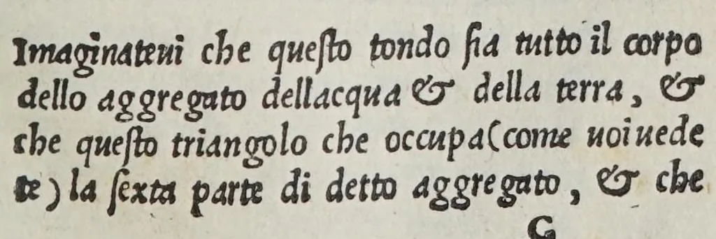 An illustration from Dialogo di Antonio Manetti ... circa al sito, forma, & misure dello Inferno di Dante Alighieri poeta excellentissimo, 1506, leaf 101