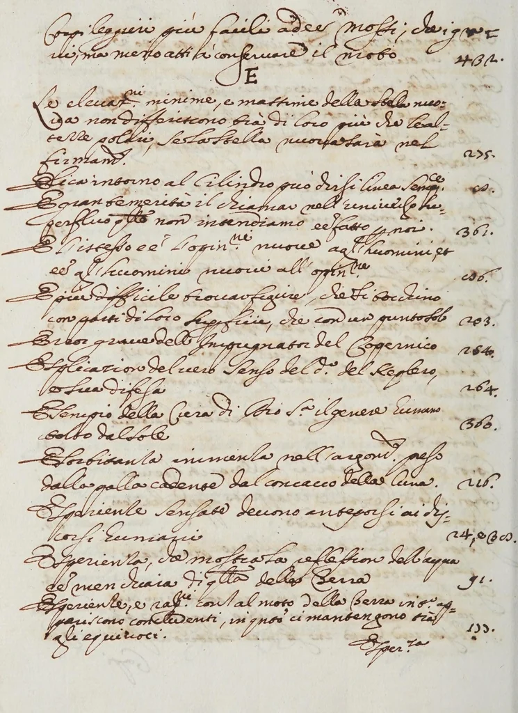 An illustration from Dialogo di Galileo Galilei ... : doue ne i congressi di quattro giornate si discorre sopra i due massimi sistemi del mondo tolemaico, e copernicano : proponendo indeterminatamente le ragioni filosofiche, e naturali tanto per l'una, quanto per l'altra parte, 1632, leaf 500