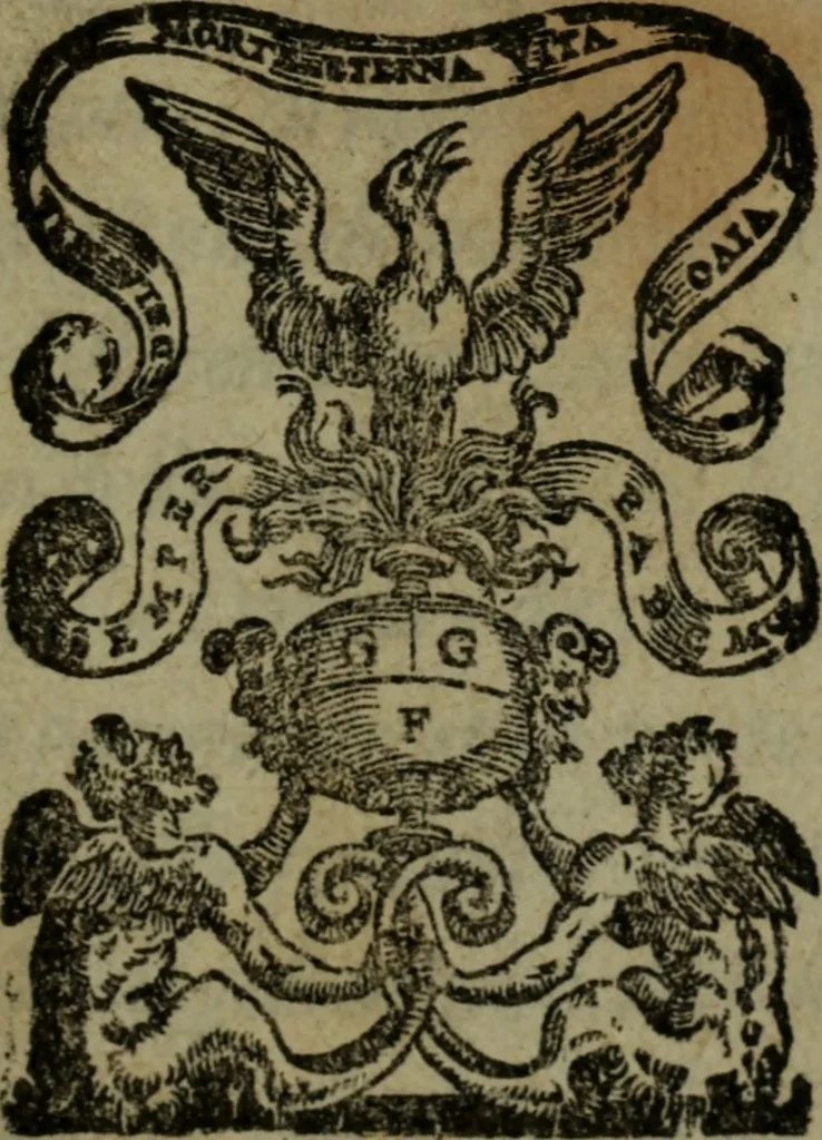 An illustration from Dialogo di M. Lodovico Dolce della institution delle donne : da lui stesso in questa quarta impressione riueduto, e di piu utili cose ampliato, & con la tauola delle cose piu degne di memoria, 1560, leaf 6