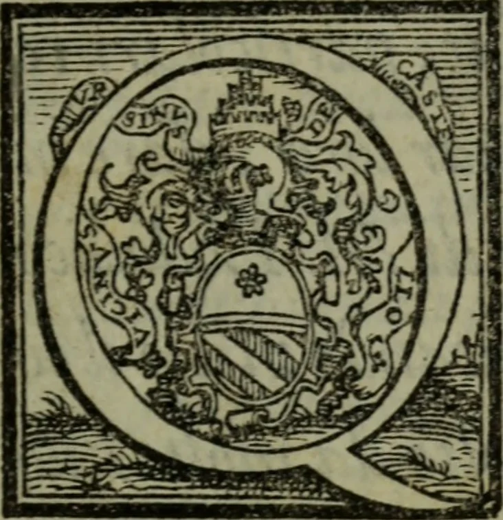 An illustration from Dialogo di M. Lodovico Dolce della institution delle donne : da lui stesso in questa quarta impressione riueduto, e di piu utili cose ampliato, & con la tauola delle cose piu degne di memoria, 1560, leaf 8