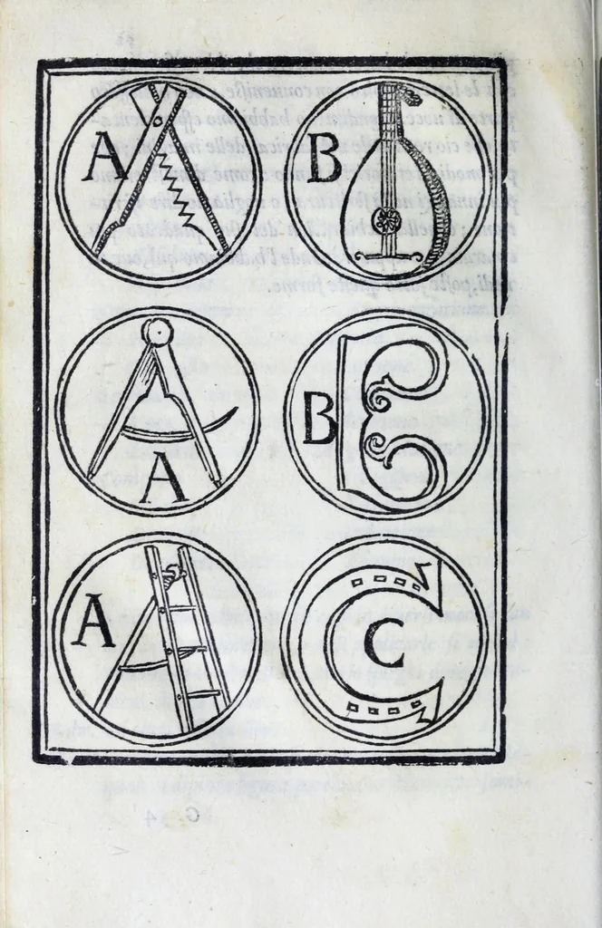 An illustration from Dialogo di M. Lodovico Dolce, nel quale si ragiona del modo di accrescere e conseruar la memoria, 1562, leaf 118