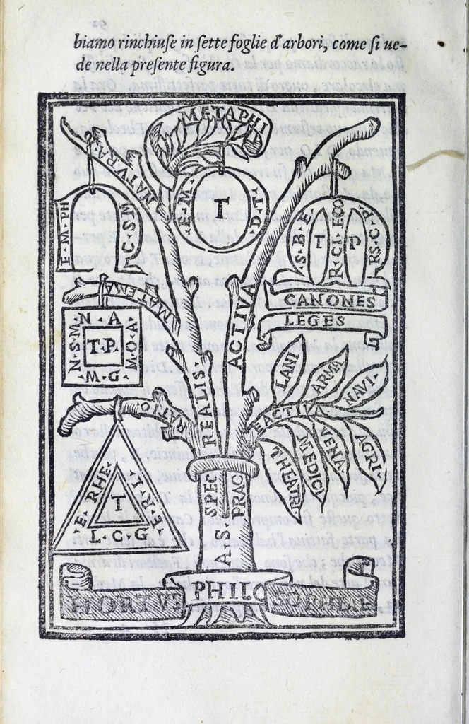 An illustration from Dialogo di M. Lodovico Dolce, nel quale si ragiona del modo di accrescere e conseruar la memoria, 1562, leaf 198