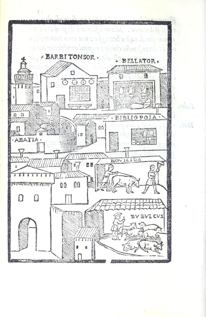An illustration from Dialogo di M. Lodovico Dolce, nel quale si ragiona del modo di accrescere e conseruar la memoria, 1562, leaf 80