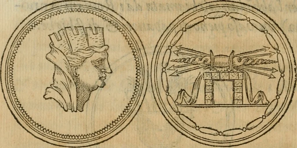 An illustration from Dialogo pio et specvlativo, con diuerse sentenze latine & volgari, 1560, leaf 105