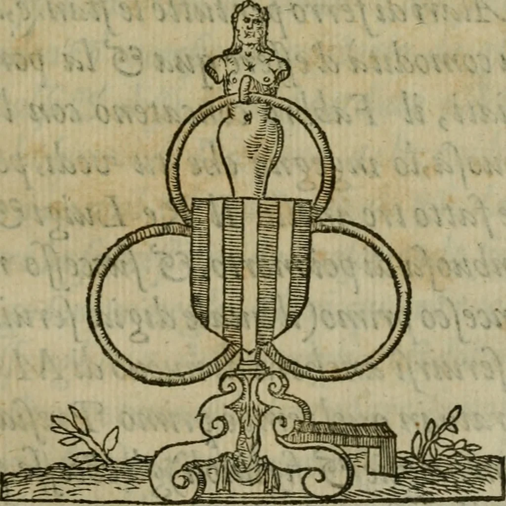 An illustration from Dialogo pio et specvlativo, con diuerse sentenze latine & volgari, 1560, leaf 110