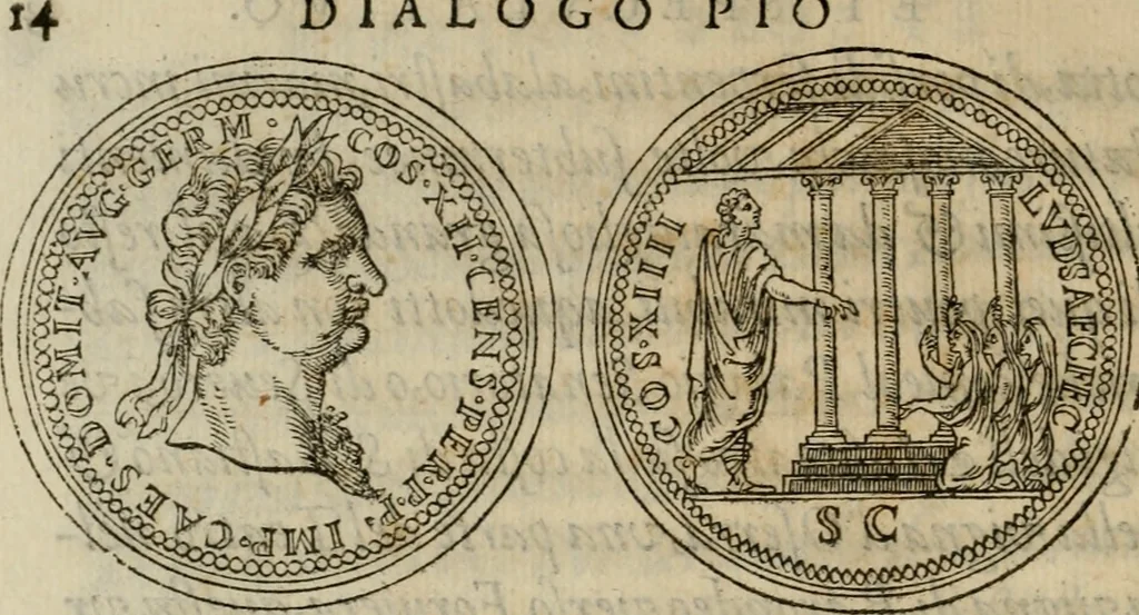 An illustration from Dialogo pio et specvlativo, con diuerse sentenze latine & volgari, 1560, leaf 19
