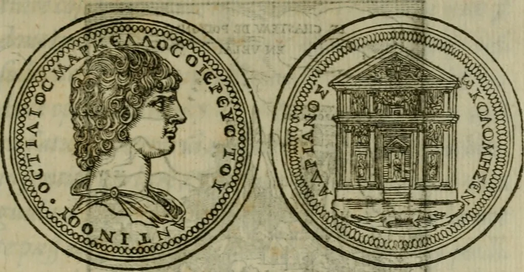 An illustration from Dialogo pio et specvlativo, con diuerse sentenze latine & volgari, 1560, leaf 200