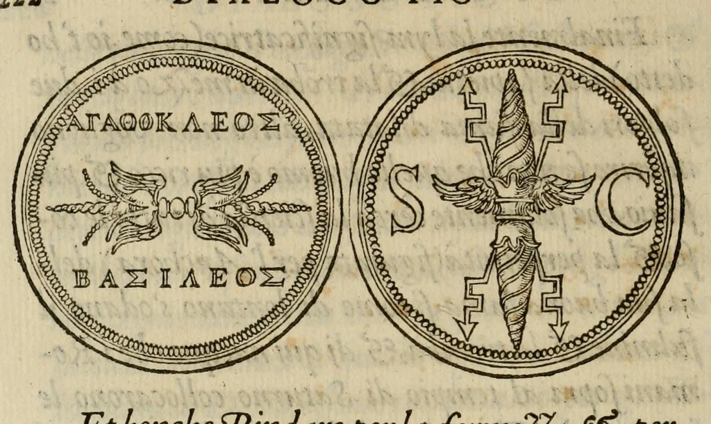 An illustration from Dialogo pio et specvlativo : con diuerse sentenze, Latine & volgari, 1560, leaf 232