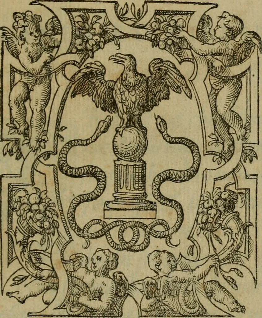 An illustration from Dialogo pio et specvlativo, con diuerse sentenze latine & volgari, 1560, leaf 6
