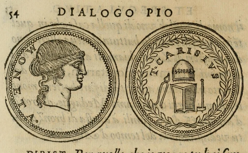 An illustration from Dialogo pio et specvlativo : con diuerse sentenze, Latine & volgari, 1560, leaf 60