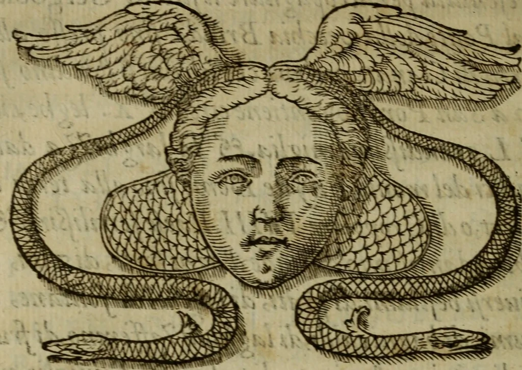 An illustration from Dialogo Pio Et Specvlativo : Con diuerse sentenze Latine & volgari, 1560, leaf 183