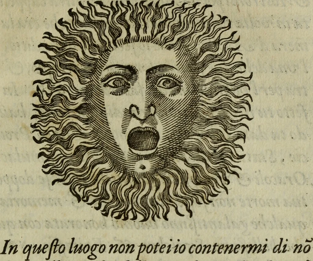 An illustration from Dialogo Pio Et Specvlativo : Con diuerse sentenze Latine & volgari, 1560, leaf 202