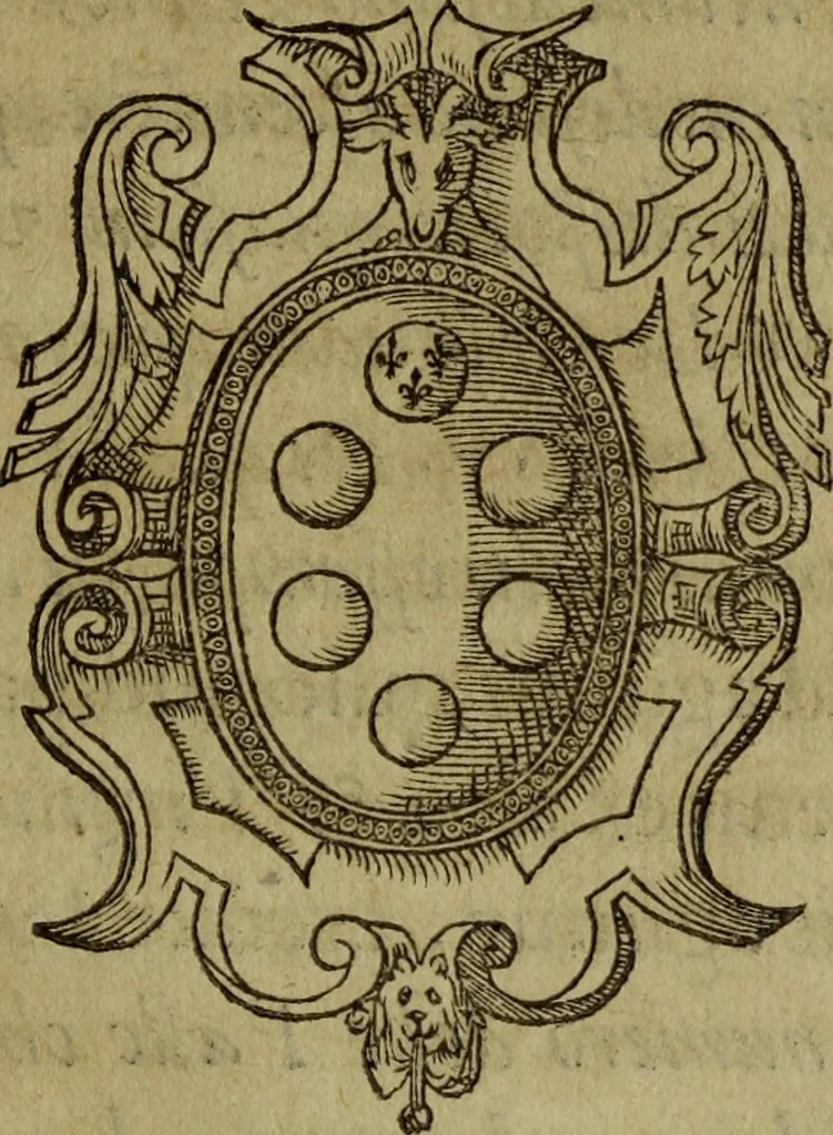 An illustration from Dialogo Pio Et Specvlativo : Con diuerse sentenze Latine & volgari, 1560, leaf 48