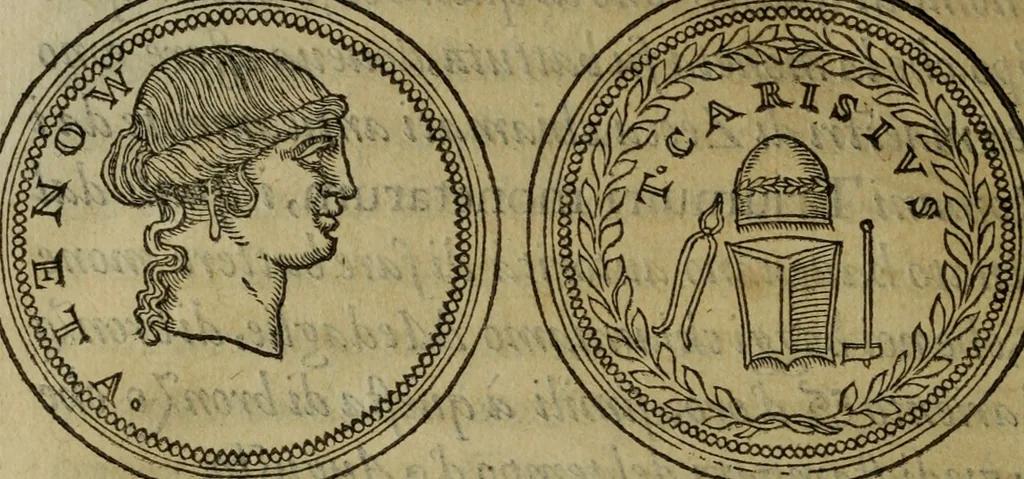 An illustration from Dialogo Pio Et Specvlativo : Con diuerse sentenze Latine & volgari, 1560, leaf 61
