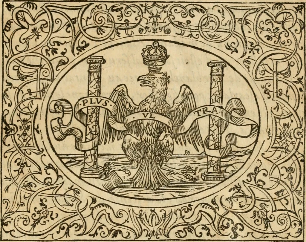 An illustration from Dialogue des devises d'armes et d'amovrs du S. Pavlo Iovio : avec un discours M. Loys Dominique sur le mesme subiet, 1561, leaf 20