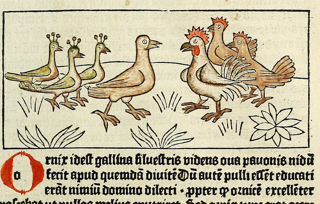 An illustration from Dyalog[us] creaturaru[m] moralizat[us] : omni materie morali iocu[n]do et edificatiuo modo applicabilis, leaf 125