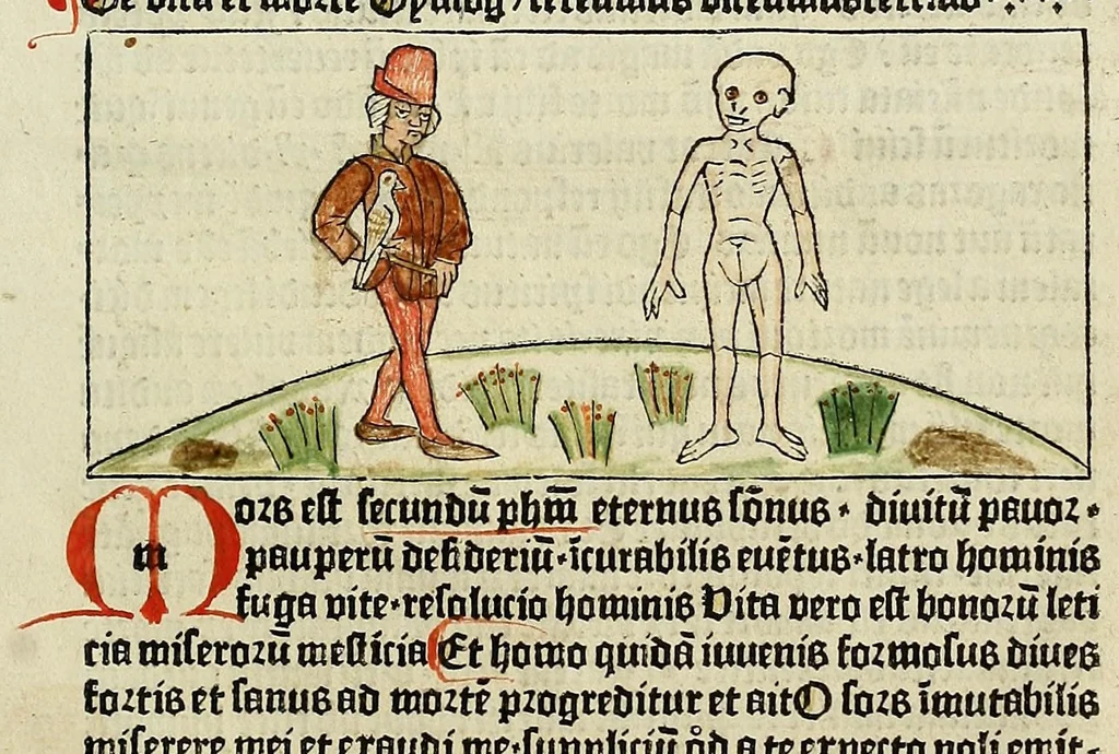 An illustration from Dyalog[us] creaturaru[m] moralizat[us] : omni materie morali iocu[n]do et edificatiuo modo applicabilis, leaf 205
