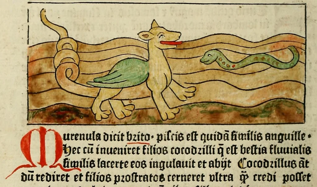 An illustration from Dyalog[us] creaturaru[m] moralizat[us] : omni materie morali iocu[n]do et edificatiuo modo applicabilis, leaf 86