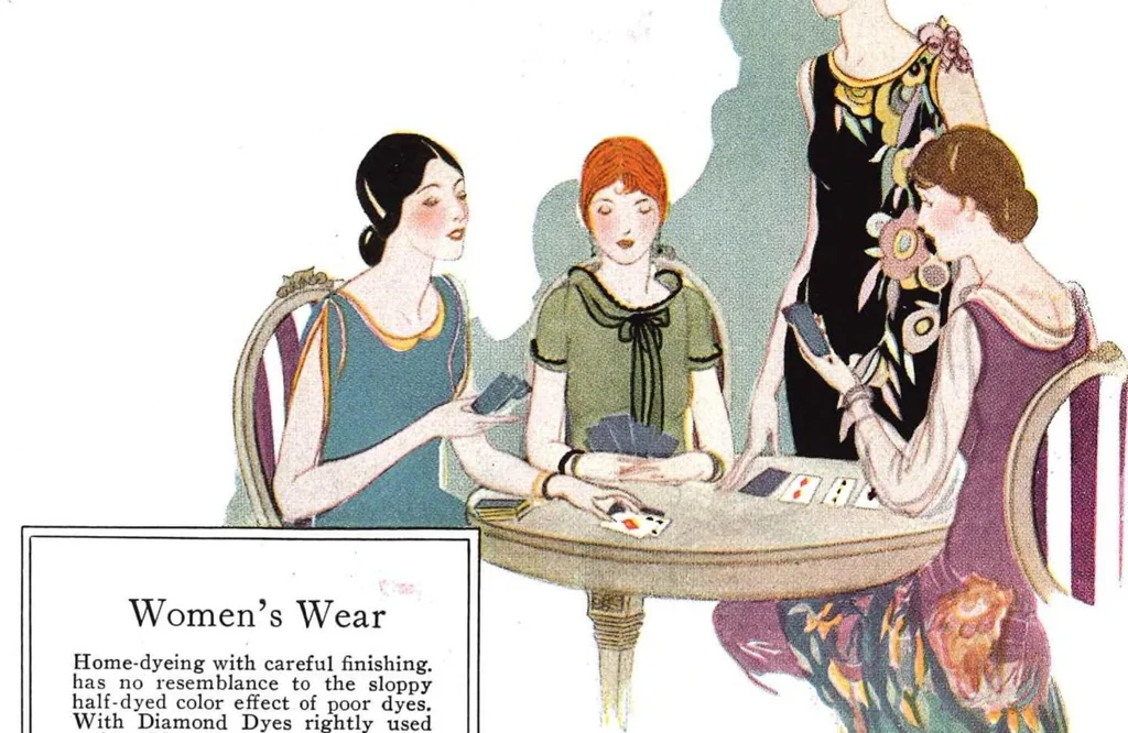 An illustration from Diamond Dyes - Color Craft 1927, 1927, leaf 17