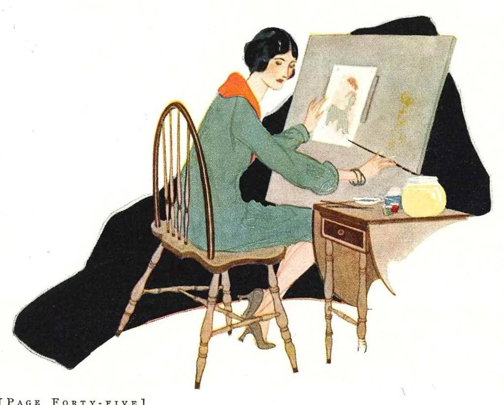 An illustration from Diamond Dyes - Color Craft 1927, 1927, leaf 48