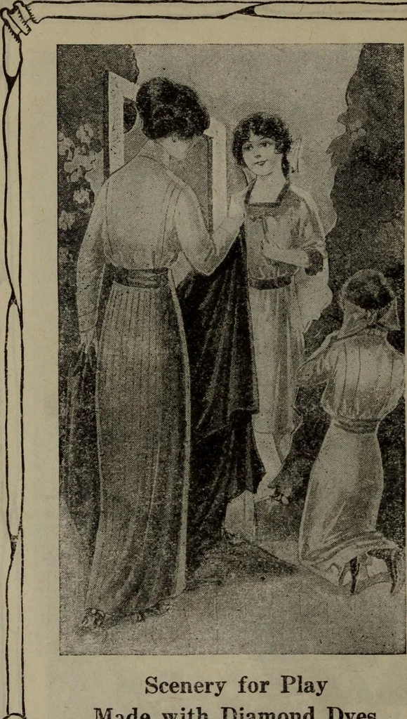 An illustration from Diamond dye annual, and direction book, 1914, leaf 19