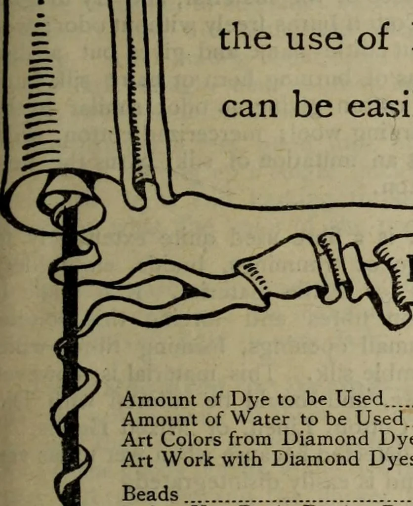 An illustration from Diamond dye annual, and direction book, 1914, leaf 26
