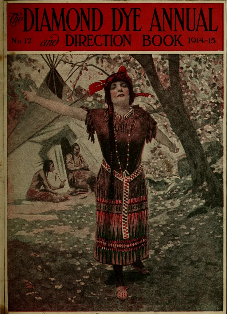 An illustration from Diamond dye annual, and direction book, 1914, leaf 4