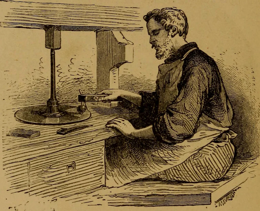 An illustration from Diamonds and precious stones, a popular account of gems .., 1874, leaf 297