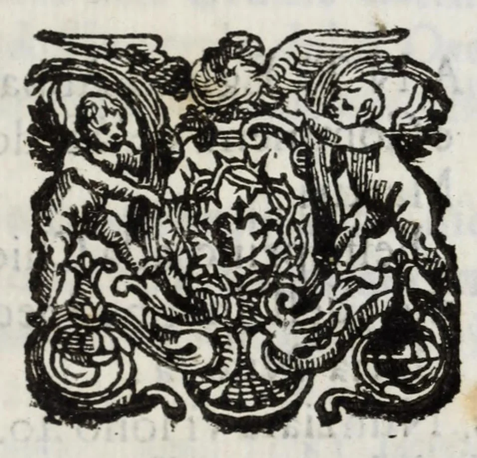 An illustration from Diario sacro e guida perpetua per visitare le chiese della città di Firenze, e suoi sobborghi in tutt' i giorni dell' anno, e per sapere le feste, che vi si celebrano, l' indulgenze perpetue che vi s' accquistano, e gl' esercizj di devozione, e pietà che vi si fanno : con una notizia de' corpi, e reliquie di santi, che in esse chiese si conservano, ed un catalogo de SS. e BB. che in essa città fiorirono, ed altre particolarità, 1700, leaf 189