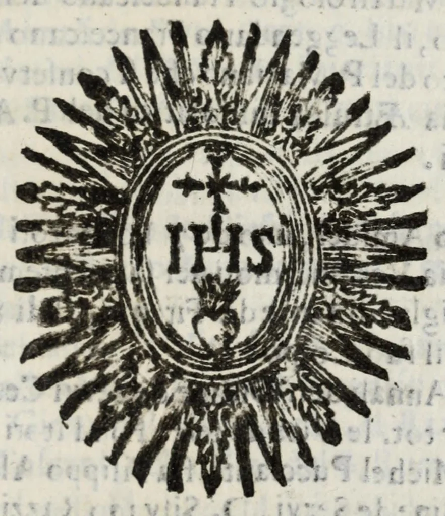 An illustration from Diario sacro e guida perpetua per visitare le chiese della città di Firenze, e suoi sobborghi in tutt' i giorni dell' anno, e per sapere le feste, che vi si celebrano, l' indulgenze perpetue che vi s' accquistano, e gl' esercizj di devozione, e pietà che vi si fanno : con una notizia de' corpi, e reliquie di santi, che in esse chiese si conservano, ed un catalogo de SS. e BB. che in essa città fiorirono, ed altre particolarità, 1700, leaf 447