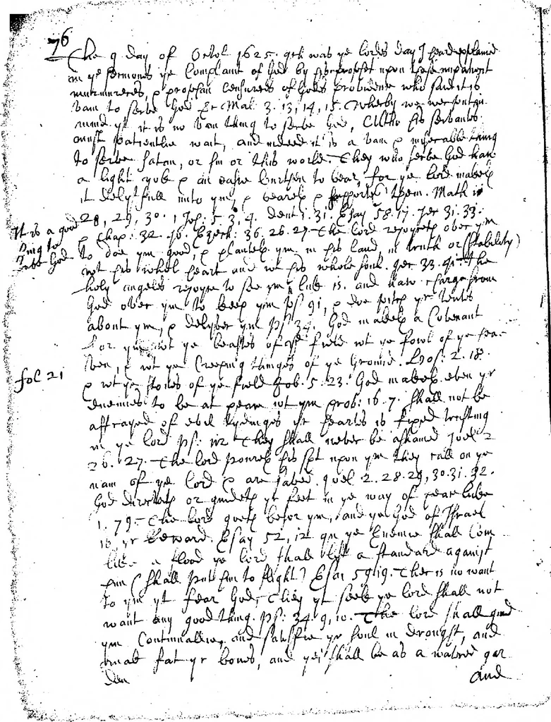 An illustration from A Diary or Spirituall Exercises Written by Dr. John Forbes of Corse and Copied from his own Manuscript Anno Dom: 1687 and 1690 / 1624-1647, 1624, leaf 83