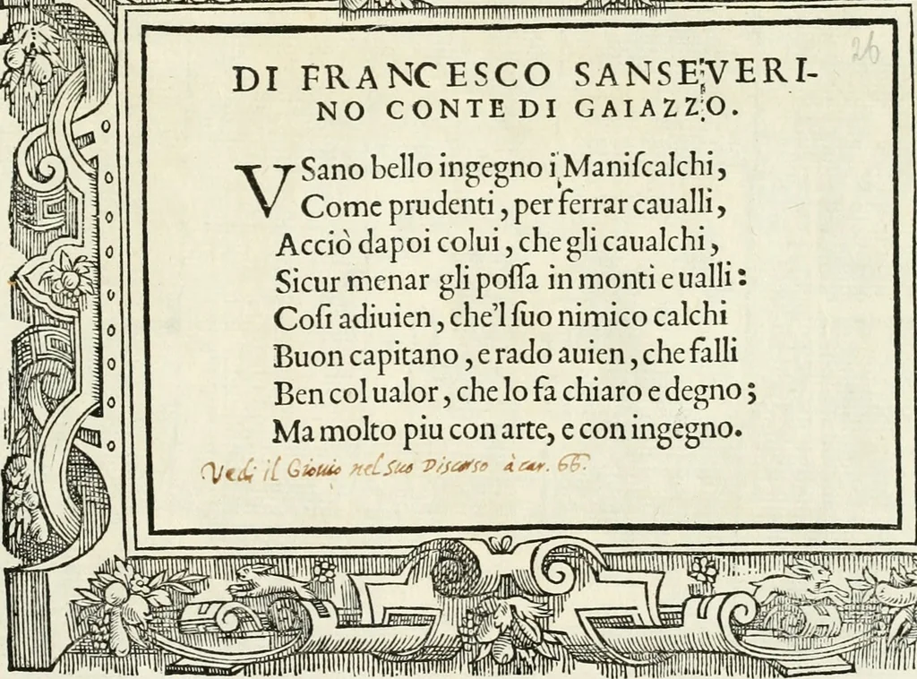 An illustration from Di Battista Pittoni pittore vicentino Imprese di diversi prencipi, dvchi, signori, e d'altri personaggi et hvomini letterati et illvstri : con alcune stanze del Dolce che dichiarano i motti di esse imprese, 1562, leaf 108