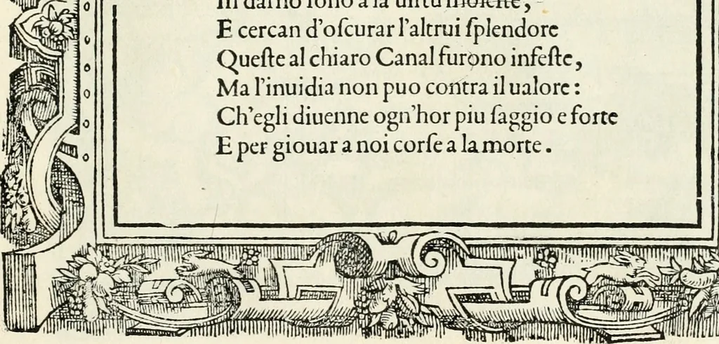 An illustration from Di Battista Pittoni pittore vicentino Imprese di diversi prencipi, dvchi, signori, e d'altri personaggi et hvomini letterati et illvstri : con alcune stanze del Dolce che dichiarano i motti di esse imprese, 1562, leaf 112