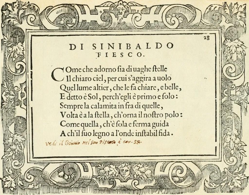 An illustration from Di Battista Pittoni pittore vicentino Imprese di diversi prencipi, dvchi, signori, e d'altri personaggi et hvomini letterati et illvstri : con alcune stanze del Dolce che dichiarano i motti di esse imprese, 1562, leaf 116