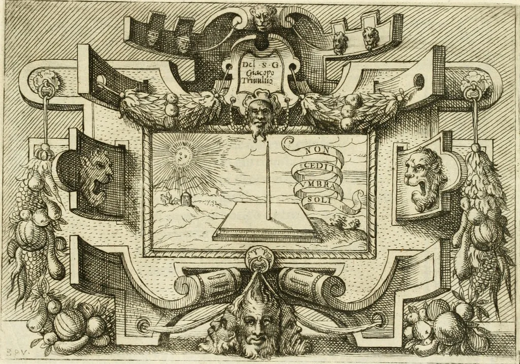 An illustration from Di Battista Pittoni pittore vicentino Imprese di diversi prencipi, dvchi, signori, e d'altri personaggi et hvomini letterati et illvstri : con alcune stanze del Dolce che dichiarano i motti di esse imprese, 1562, leaf 130