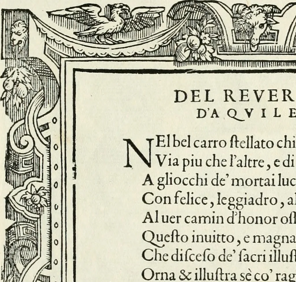 An illustration from Di Battista Pittoni pittore vicentino Imprese di diversi prencipi, dvchi, signori, e d'altri personaggi et hvomini letterati et illvstri : con alcune stanze del Dolce che dichiarano i motti di esse imprese, 1562, leaf 148