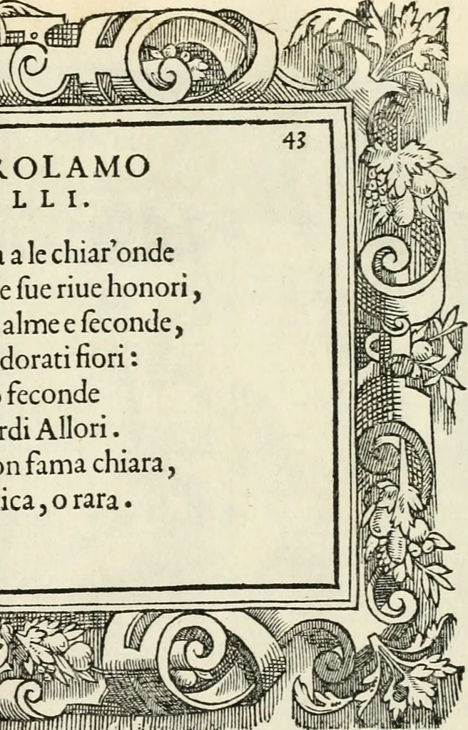 An illustration from Di Battista Pittoni pittore vicentino Imprese di diversi prencipi, dvchi, signori, e d'altri personaggi et hvomini letterati et illvstri : con alcune stanze del Dolce che dichiarano i motti di esse imprese, 1562, leaf 180
