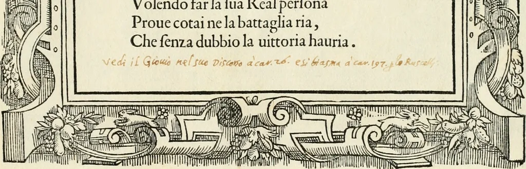 An illustration from Di Battista Pittoni pittore vicentino Imprese di diversi prencipi, dvchi, signori, e d'altri personaggi et hvomini letterati et illvstri : con alcune stanze del Dolce che dichiarano i motti di esse imprese, 1562, leaf 36