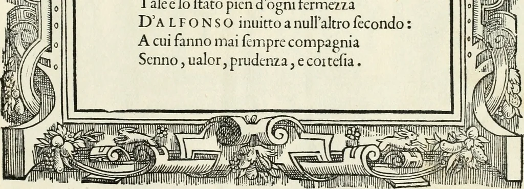 An illustration from Di Battista Pittoni pittore vicentino Imprese di diversi prencipi, dvchi, signori, e d'altri personaggi et hvomini letterati et illvstri : con alcune stanze del Dolce che dichiarano i motti di esse imprese, 1562, leaf 8
