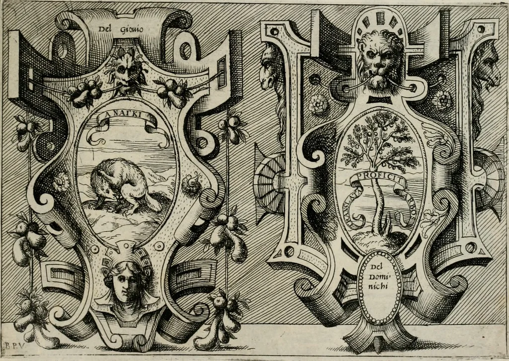 An illustration from Di Battista Pittoni pittore vicentino Imprese di diuersi prencipi, duchi, signori, e d’altri personaggi et huomini letterati et illustri : con alcune stanze del Dolce che dichiarano i motti di esse imprese., 1562, leaf 188