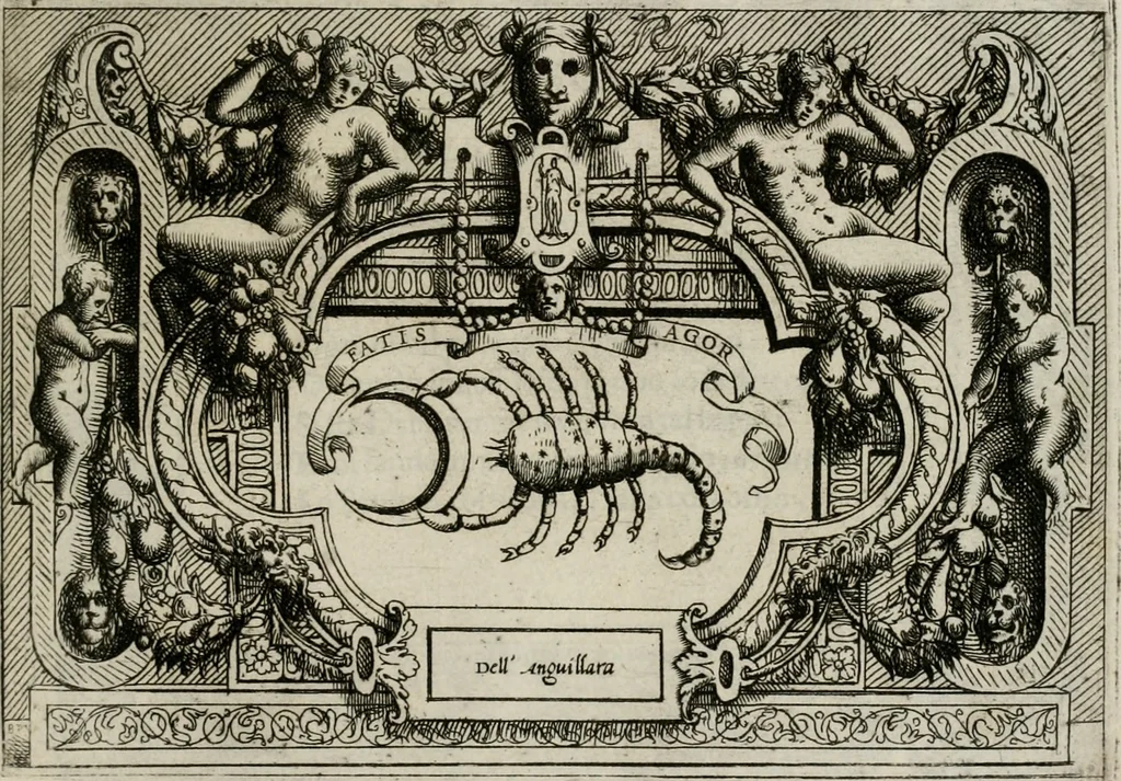 An illustration from Di Battista Pittoni pittore vicentino Imprese di diuersi prencipi, duchi, signori, e d’altri personaggi et huomini letterati et illustri : con alcune stanze del Dolce che dichiarano i motti di esse imprese., 1562, leaf 192