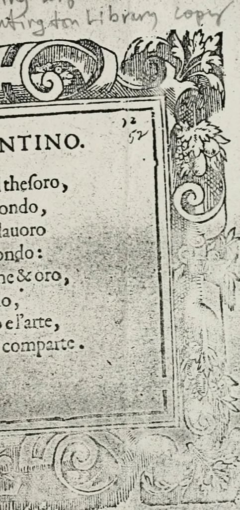 An illustration from Di Battista Pittoni pittore vicentino Imprese di diuersi prencipi, duchi, signori, e d’altri personaggi et huomini letterati et illustri : con alcune stanze del Dolce che dichiarano i motti di esse imprese., 1562, leaf 214