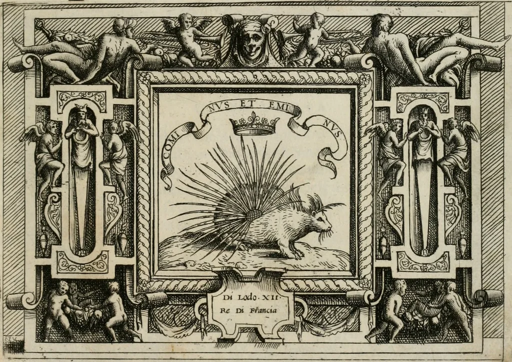 An illustration from Di Battista Pittoni pittore vicentino Imprese di diuersi prencipi, duchi, signori, e d’altri personaggi et huomini letterati et illustri : con alcune stanze del Dolce che dichiarano i motti di esse imprese., 1562, leaf 24