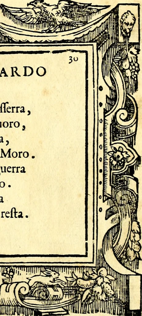 An illustration from Di Battista Pittoni pittore vicentino ano. M.D.LXVIII Impresse di diversi prencipi, dvchi, signori, e d'altri personaggi et hvomini letterati et illvstri. Con priuillegio di Venetia per anni XV. Con alcune stanze del Dolce che dichiarano i motti di esse imprese, 1562, leaf 122