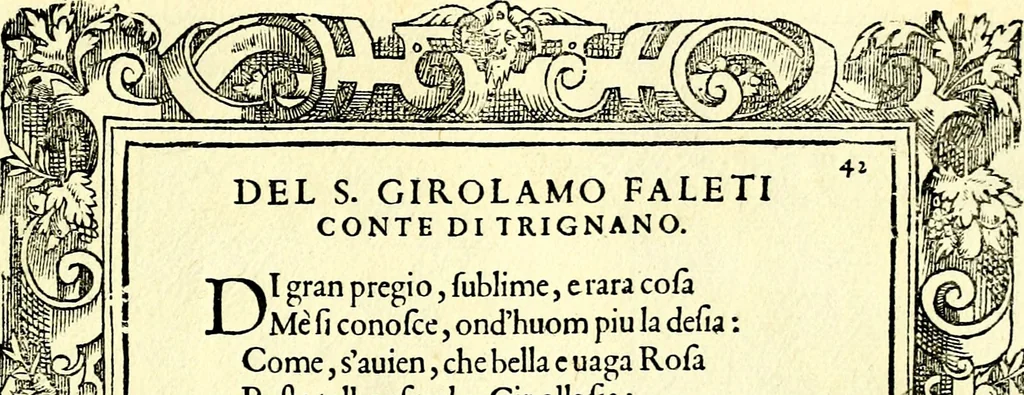 An illustration from Di Battista Pittoni pittore vicentino ano. M.D.LXVIII Impresse di diversi prencipi, dvchi, signori, e d'altri personaggi et hvomini letterati et illvstri. Con priuillegio di Venetia per anni XV. Con alcune stanze del Dolce che dichiarano i motti di esse imprese, 1562, leaf 170