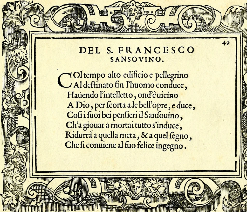 An illustration from Di Battista Pittoni pittore vicentino ano. M.D.LXVIII Impresse di diversi prencipi, dvchi, signori, e d'altri personaggi et hvomini letterati et illvstri. Con priuillegio di Venetia per anni XV. Con alcune stanze del Dolce che dichiarano i motti di esse imprese, 1562, leaf 198