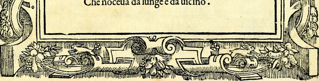 An illustration from Di Battista Pittoni pittore vicentino ano. M.D.LXVIII Impresse di diversi prencipi, dvchi, signori, e d'altri personaggi et hvomini letterati et illvstri. Con priuillegio di Venetia per anni XV. Con alcune stanze del Dolce che dichiarano i motti di esse imprese, 1562, leaf 22