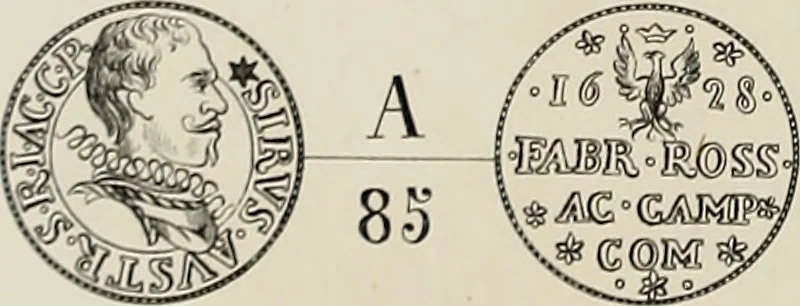 An illustration from Di Camillo e Siro da Correggio e della loro zecca : memorie storico-numismatiche, 1870, leaf 111